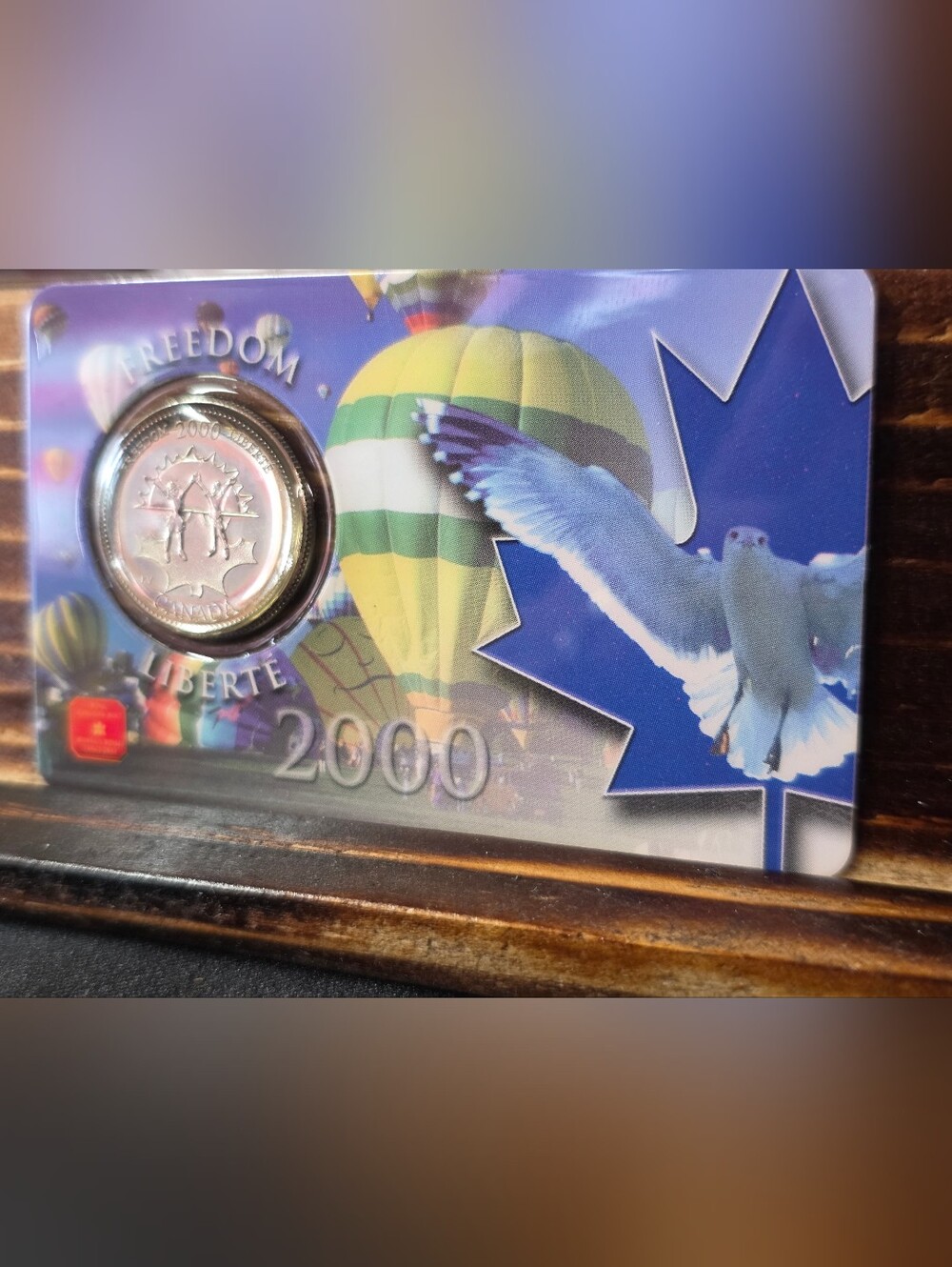 2000 Canada Strong & Free Millennium Quarter RCM Original Card
